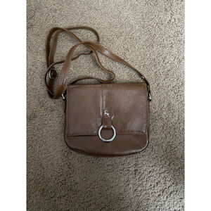 Women's Ashwood Genuine Brown Leather Crossbody Bag